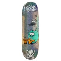 Heroin Emu Egg Holographic Symmetrical 9.25 Skateboard Deck