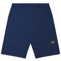 Come Sundown Toil Washed Blue Shorts
