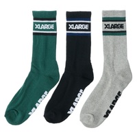 XLarge 91 Stripe Multi 3 Pack Socks