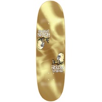 Heroin The Symmetrical Gold Egg 9.25 Skateboard Deck