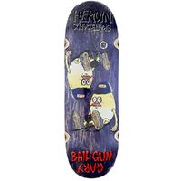 Heroin Bail Gun Gary 4 Purple 9.75 Skateboard Deck