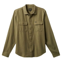 Brixton Bowery LW Ultra Flannel Olive Surplus Button Up Shirt