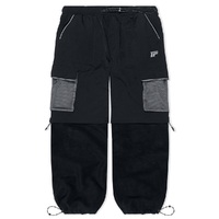 Ichpig Utility Zip Off Echo Black Cargo Pants