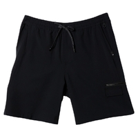 Quiksilver Taxer Amphibian 19" Black Cargo Shorts