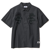 XLarge Dragon Black Button Up Shirt