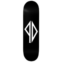 Pissdrunx Original Logo Black White 8.38 Skateboard Deck