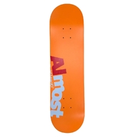 Almost Most HYB Orange 8.0 Skateboard Deck Discoloured