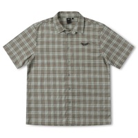 Former Manners Check Green Brown Button Up Shirt