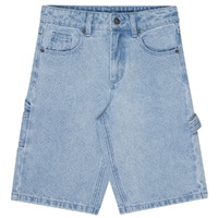 Santa Cruz Screaming Wave Patch Denim Carpenter Light Indigo Youth Shorts