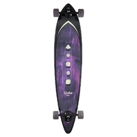 Globe Pintail Purple Shape Faze 44 Longboard Skateboard