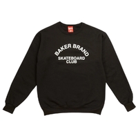 Baker Club Black Crew Jumper