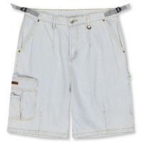 Ichpig Denim Utility Light Washed Indigo Shorts