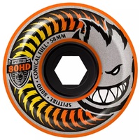 Spitfire Fade Orange Conical Full 80HD 58mm Skateboard Wheels