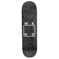 WKND White Logo Black 8.25 Skateboard Deck