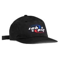 Ichpig Swift Nylon 6 Panel Black Hat