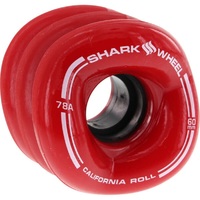 Shark California Roll Red 78a 60mm Skateboard Wheels