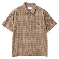 XLarge Mad Bear Chocolate Button Up Shirt