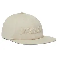 HUF Distressed Logo Linen 5 Panel Hat