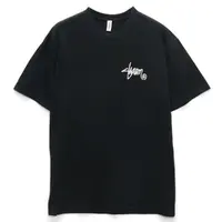 S-Double Roots Dot Washed Black T-Shirt