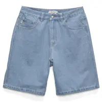 S-Double Denim Mid Blue Shorts