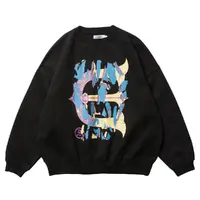 Evisen Skull Camo Black Crew Jumper