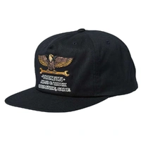 Brixton Repair Black Snapback Hat