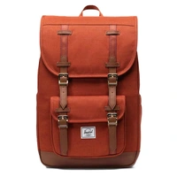 Herschel Little America Mid 20L Arabian Spice Crosshatch Saddle Brown Backpack