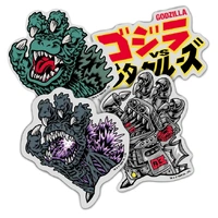 Santa Cruz X Godzilla Sticker Pack