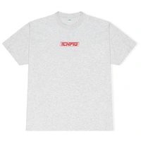 Ichpig Strike Logo White Marle Red T-Shirt