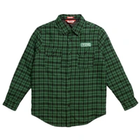 Baker Brand Logo Green Flannel Jacket