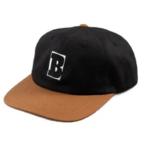 Baker Capital B Black Brown Snapback Hat