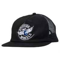 Spitfire Flying Classic Black White Trucker Hat