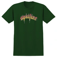 Spitfire Venom Script Forest Green T-Shirt