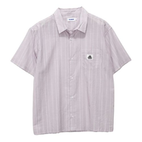 XLarge Drawn Stripe Steel Grey Button Up Shirt