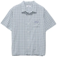 XLarge Wall Check Blue Button Up Shirt