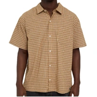 XLarge Tommy Check Brown Button Up Shirt