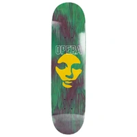 Opera Die Cut Mask EX7 Green 8.75 Skateboard Deck