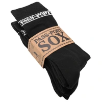 Passport Hi Sox R43 Black 3 Pack Socks