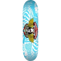 Powell Peralta Winged Ripper White Blue 8.0 Skateboard Deck