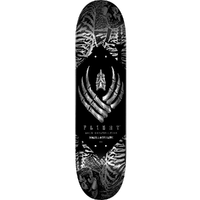 Powell Peralta Flight Skeleton Silver Foil Shape 243 8.25 Skateboard Deck