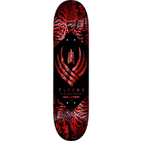 Powell Peralta Flight Skeleton Red Foil Shape 243W 8.38 Skateboard Deck