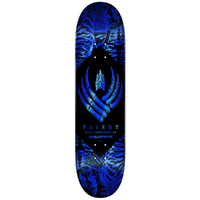 Powell Peralta Flight Skeleton Blue Foil Shape 308 8.75 Skateboard Deck