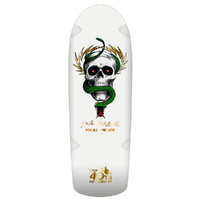 Powell Peralta McGill McTwist 40th Anniversary Gold Foil White Skateboard Deck