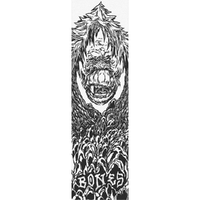 Bones Forest Face White 9 x 33 Skateboard Grip Tape Sheet