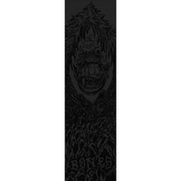 Bones Forest Face Black 9 x 33 Skateboard Grip Tape Sheet