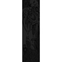 Bones Bearly There Black 9 x 33 Skateboard Grip Tape Sheet