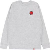 Spitfire Lil Bighead Fill Grey Crew Jumper