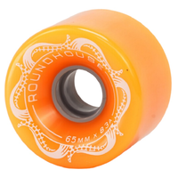 Carver Roundhouse Slick Orange Glow 83A 65mm Skateboard Wheels