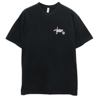 S-Double This Thing Dot Washed Black T-Shirt