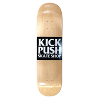 Kick Push American Pro Shaped Natural 8.625 Skateboard Deck